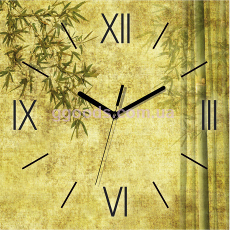 Настенные часы Бамбук