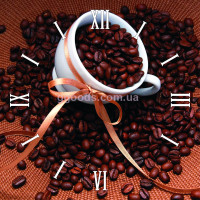 Настенные часы Зерна кофе