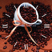 Настенные часы Зерна кофе