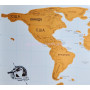 Настенная карта мира Scratch Map на русском языке