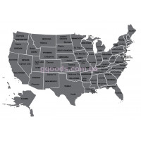 Скретч-карта США